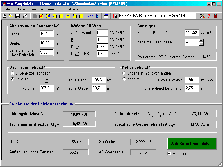 EasyHeizlast - wbs - Wärmebedarfservice